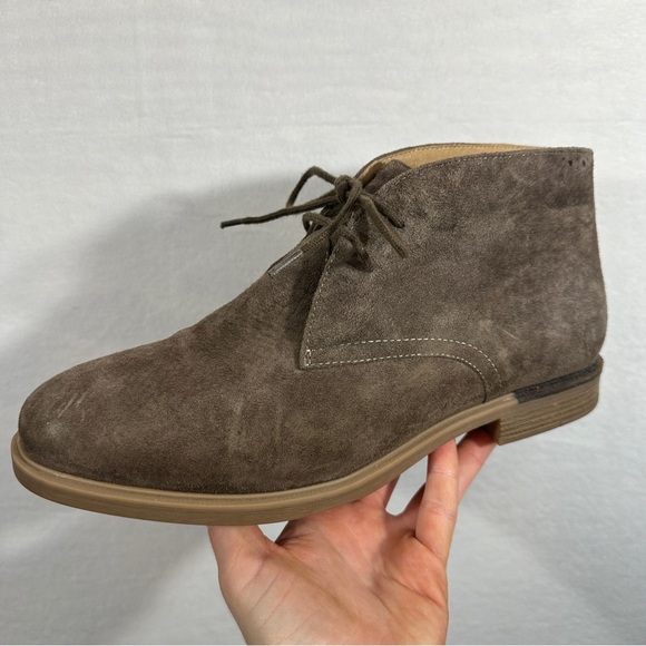 Hush Puppies Bailey suede tan brown chukka lace up ankle boot bootie leather - Picture 4 of 11